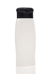 Image showing White shampoo bottle