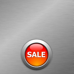 Image showing red sale button