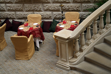 Image showing interior of restaurant