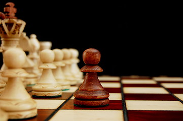 Image showing chess conflict