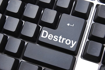 Image showing destroy