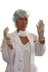 Image showing Forensic doctor or medical surgeon post op.