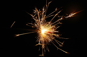 Image showing holiday sparkler