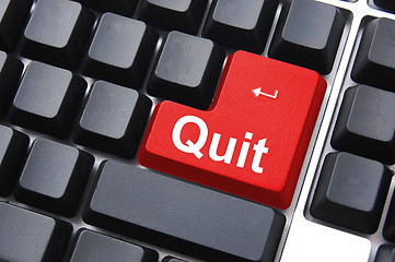 Image showing quit button