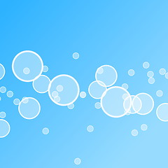 Image showing abstract water bubble illustration