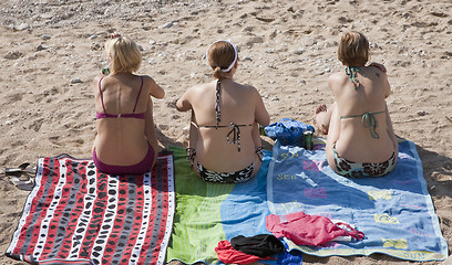 Image showing Bikini girls Croatia