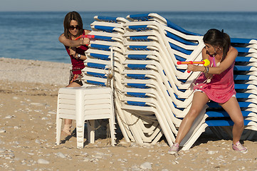 Image showing Beach fun