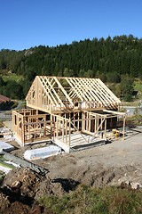 Image showing House under construction