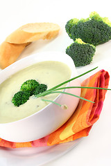 Image showing Broccoli cream soup