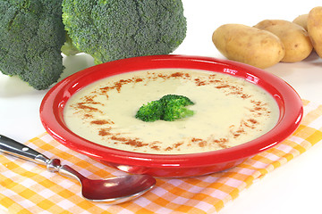 Image showing Broccoli cream soup