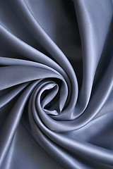 Image showing Smooth elegant grey silk 