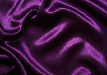 Image showing Smooth elegant lilac silk 