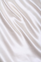 Image showing Smooth elegant white silk as wedding background 