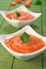 Image showing Carrot soup