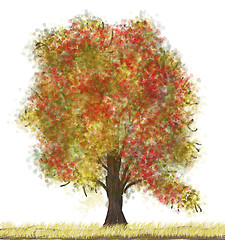 Image showing autumn tree