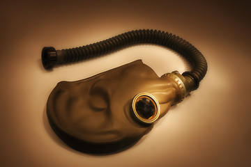 Image showing old gas mask