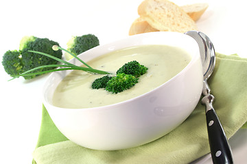 Image showing Broccoli cream soup