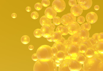 Image showing  Golden Bubbles