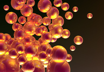 Image showing  Golden Bubbles