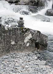 Image showing Stacked rocks