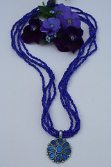 Image showing Blue necklace