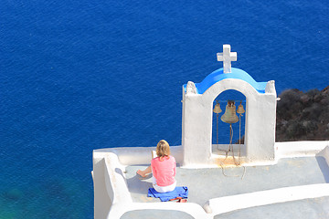 Image showing Santorini island Greece