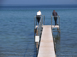 Image showing Weekend at the sea