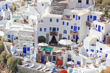 Image showing Santorini island Greece