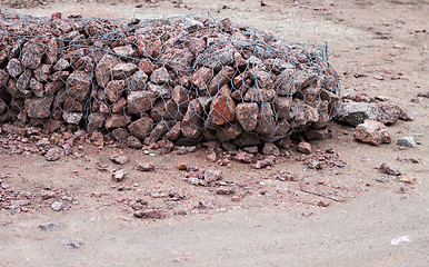 Image showing Packing of a granite stone