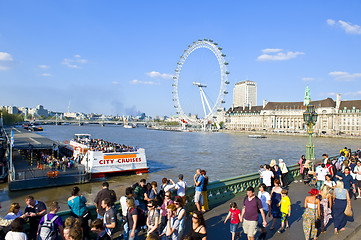 Image showing London eye