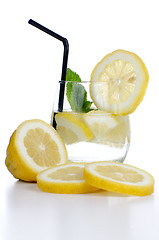 Image showing Glass of fresh cool drink