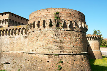 Image showing Fortress of Ravaldino in ForlÃ¬, Italy