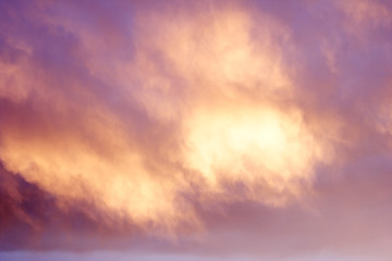 Image showing Mauve Cloud Background