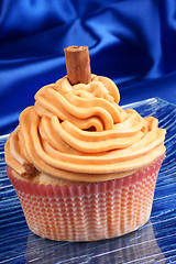 Image showing Carrot and cinnamon cupcake