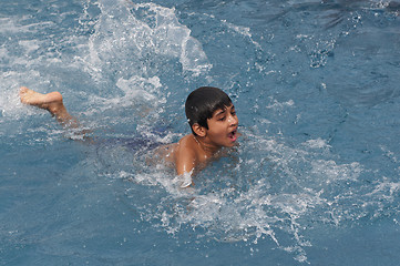 Image showing swimming