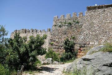 Image showing Walls of Alanya Castle