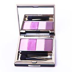 Image showing set of eyeshadows