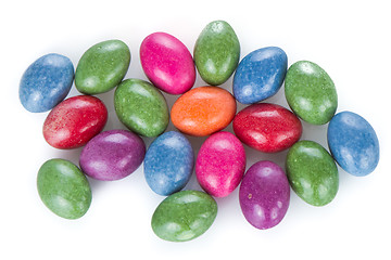 Image showing easter eggs isolated