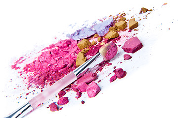 Image showing crushed eyeshadow