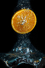 Image showing fruit splash