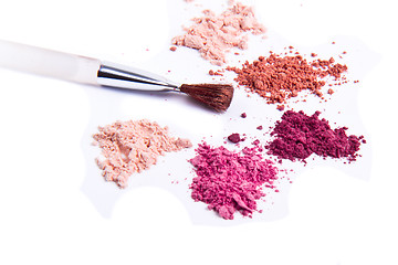 Image showing crushed eyeshadow