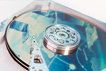 Image showing hard drive internals