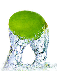 Image showing lime splashing