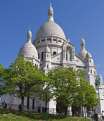 Image showing Sacre Coeur Basilica Paris