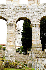 Image showing Pula church tower
