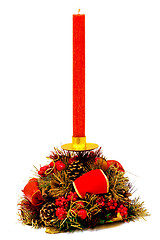 Image showing Christmas candle