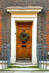 Image showing Christmas door