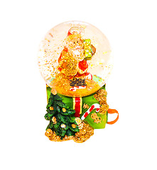 Image showing Christmas snow globe