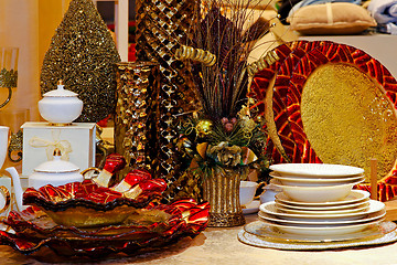 Image showing Christmas table