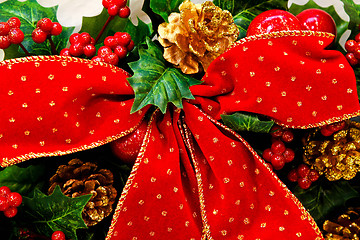 Image showing Christmas bow